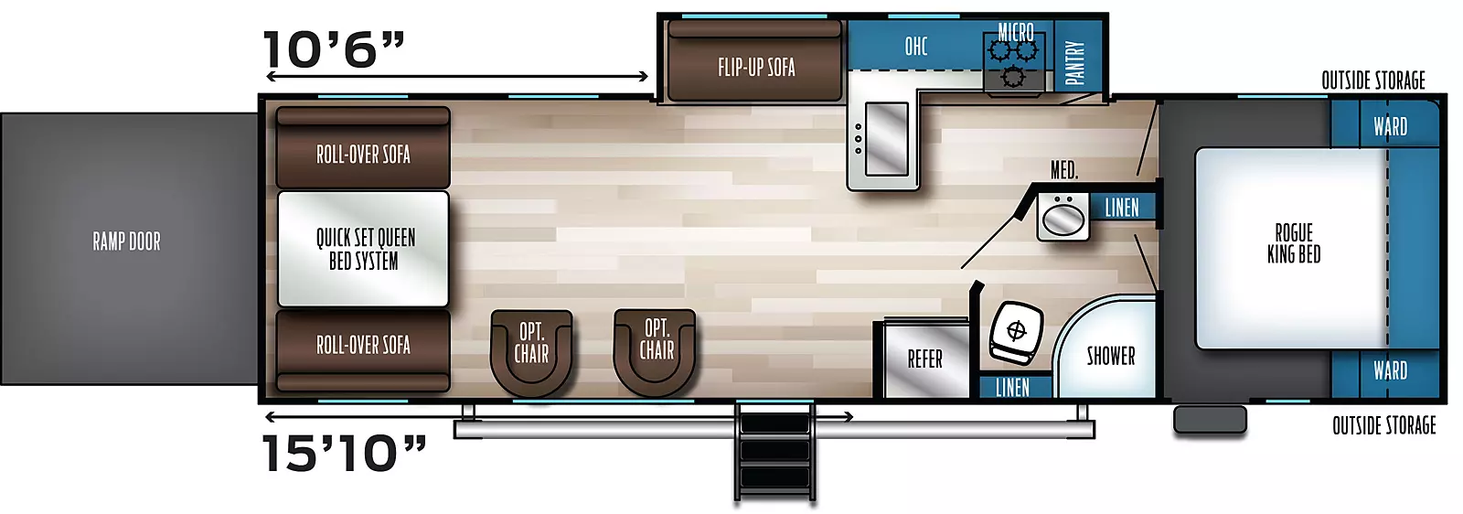 Vengeance Rogue Sut 29SUT Floorplan