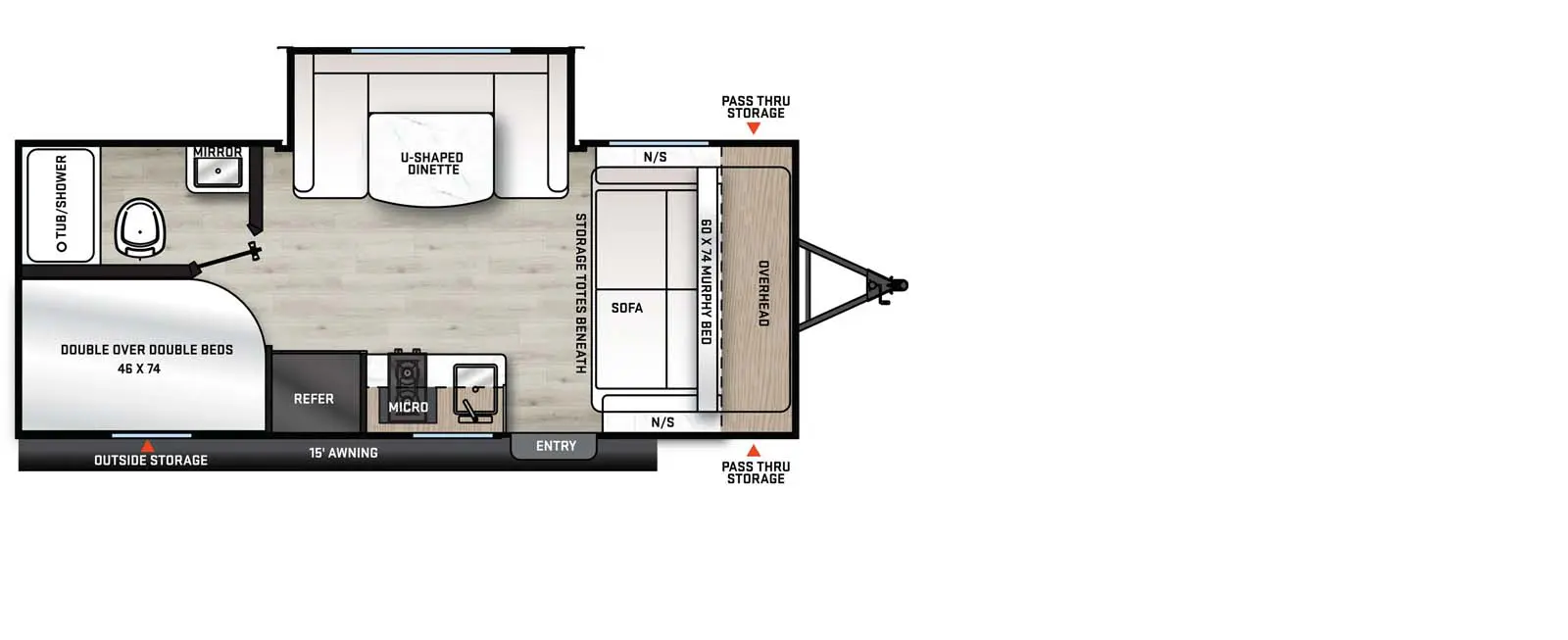 180BHS Floorplan Image